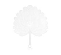 Enfriador De Ventilador De Mano - Abanico Plegable En Forma De Cola De 26.4 X 32.6 Cm, Herramienta De Circulación De Aire | Enfriamiento Personal Ligero Para Viajes Al Aire Libre, Oficina,