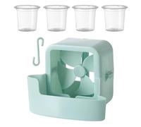 Enfriador de ventilador oscilante, kit de enfriamiento del ventilador, refrigerador de aire evaporativo, accesorio de dispensador de niebla, montaje de instalación rápida, tanque de agua recargable, 1