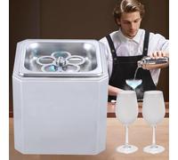 Enfriador de vidrio comercial, congela las tazas a -45 °C en 4-6 segundos, acero inoxidable, enfriador rápido de tazas para cerveza y vino en bares
