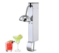 Enfriador de vidrio comercial, enfriador de vasos de vidrio con luz LED, congela rápidamente bebidas a -25 °C, escarchador de vidrio de CO2 de acero inoxidable para bares, restaurantes, cocinas