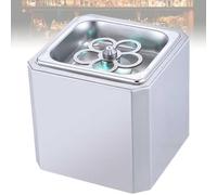 Enfriador de vidrio, congelador de vidrio de prensado comercial, congelador rápido de acero inoxidable, enfría los vasos en 6 segundos a -45 °C, fácil operación para bares y discotecas