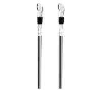Enfriador de Vino de 2 Piezas, Accesorios 3 en 1 de Acero Inoxidable para Botellas, Regalos para Hombres y Amantes del Vino