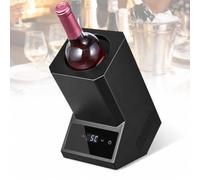 Enfriador De Vino Eléctrico, Enfriador De Vino Portátil Para Una Sola Botella Con Control Ajustable De 5 °c A 18 °c, Apto Para Botellas De Vino Estándar De 750 Ml Para Bar Doméstico