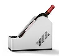 Enfriador de vino eléctrico para botella individual, temperatura ajustable de 0 a 20 °C, pantalla LCD, control táctil LED, iluminación ambiental para mesa de comedor, caja de refrigeración compacta