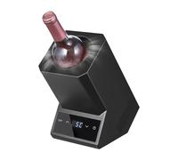 Enfriador de vino eléctrico portátil de acero inoxidable de 750 ml, recargable, mantiene el vino frío durante 24 horas, perfecto para fiestas y regalos