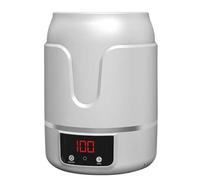 Enfriador de vino eléctrico portátil, decantador ultrasónico con forro de acero inoxidable, pantalla digital, 5 ajustes ajustables, para el hogar, clubes, bares, restaurantes