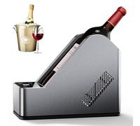 Enfriador De Vino Eléctrico Portátil, Enfriador De Botella Individual De Champán De 750 Ml, Enfriador Sin Hielo De 0 ℃ -20 ℃, Enfriador De Vino De 3,74 "/ 96 Mm De Diámetro Para Fiestas, Regalos