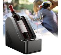 Enfriador de vino portátil sin hielo con compartimento para congelador, ajuste de temperatura de 0 a 20 °C, ideal para cocina, bar, caravana, para entusiastas del vino