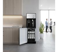 Enfriador dispensador de Agua filtrada de 4 etapas, Alimentado por Red eléctrica, multitemperatura for hoteles, restaurantes, cafeterías y Espacios comerciales