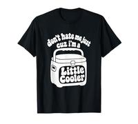 Enfriador Divertido de Don't Hate Me, Retro, Vintage Camiseta