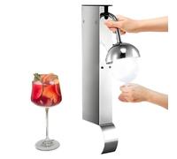 Enfriador eléctrico de cerveza y vino, enfriamiento rápido a -25 °C en 6 segundos, diseño de acero inoxidable para bebidas perfectamente enfriadas, enfriador de vidrio