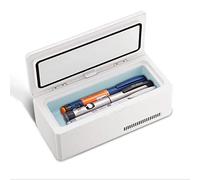 Enfriador Eléctrico para Insulina - Nevera Portátil para Medicamentos en Viajes - Refrigerador del Coche y Hogar - Mini Nevera, 2-18 °C