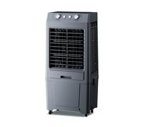 Enfriador evaporativo portátil 40L tanque, circulador de aire oscilante y humidificador con cristales de hielo para la oficina del dormitorio.Ruedas de rodillo fácil, 8H tiempo de ejecución, operación