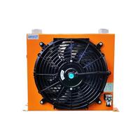 Enfriador hidráulico de aire Enfriador de aire hidráulico AH1012T-CA, radiador de aceite enfriado con aletas de placa, enfriadores de aluminio 100L/MIN(DC 24V)