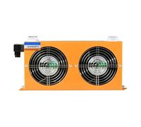 Enfriador hidráulico de aire Ventiladores dobles AH0608TL Aceite hidráulico Enfriador de aire Ingeniería 60L/min Máquina CNC Intercambiador de calor industrial(AH0608TL-CA AC380V)