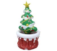 Enfriador inflable, contenedor de hielo con forma de árbol de Navidad, tina de bebidas para el hogar, para cerveza, refrescos, vino, bar, restaurante, barbacoa, picnic, club, jardín, patio, césped