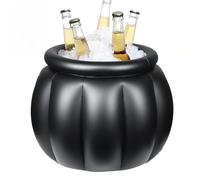 Enfriador Inflable de Halloween: caldero de Halloween Sellado de Resistente al Clima, Recipiente de Dulces | Contenedor de Bebidas de refrigeración Inflable para Bebidas para picnics, barbac