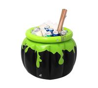 Enfriador Inflable De Halloween Contenedor de Bebidas con Forma de caldero