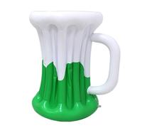 Enfriador inflable - Taza de cerveza inflable - Contenedor flotante de bebidas de PVC para eventos al aire libre, picnic, decoraciones de fiesta hawaiana, soporte para bebidas para piscina, playa