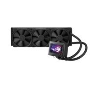 Enfriador líquido ASUS ROG Ryujin III 360 todo en uno para CPU con radiador de 360 mm. Bomba de 8ª generación Asetek, 3 ventiladores Noctua industrial, PPC de 120 mm, pantalla LCD a color de 8,9 cm.