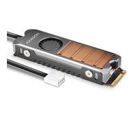 Enfriador M.2 2280 SSD - AXAGON - CLR-M2FAN - Blanco - Refrigeración eficiente
