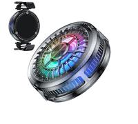 Enfriador magnético del teléfono celular, enfriador del teléfono celular con luces LED | Filoter de con luz colorida,Ventilador de enfriamiento silencioso de estafa