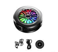 Enfriador magnético para smartphone, semiconductor estilo hielo, ventilador de refrigeración rápida de 15 W para transmisión de juegos, radiador de clip de modo dual para teléfonos móviles, 6,2 x 6,2