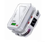 Enfriador magnético recargable para teléfono con ventilador de enfriamiento rápido, 7 aspas, 5800 rpm, 3000 mAh, batería para reducción de sobrecalentamiento del teléfono con función de visualización