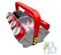 Enfriador para Latas de Cerveza, Portabebidas Universal En Forma de PistóN de Motor, con Asa, Compatible con Hielo, Fabricado en PláStico Seguro Y Duradero