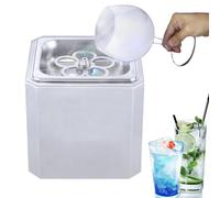 Enfriador rápido de bebidas, escarchador de acero inoxidable para vino, cócteles, cerveza y bebidas mixtas, operación simple, enfriamiento rápido para vasos y botellas