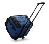 Enfriador rodante portátil, Enfriador con Ruedas y manejo de 38L Bolsa de Aislamiento de Cierre de Cremallera Plegable de bajo Ruido de 38L para Playa, Campamento, Viaje, Picnic, al Aire Libre
