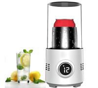 Enfriador y calentador de botellas portátil para vino y cerveza, Enfriador de bebida individual de enfriamiento y calentamiento rápido con pantalla digital de temperatura