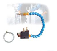 Enfriamiento de la máquina de fresado, sistema de refrigerante de niebla con base magnética, bomba de pulverización lubricada CNC mini molino para la man YS-BPV-3000 No magnet base blue tube 2 piezas