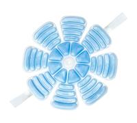 Enfriamiento del sombrero insertado, reutilizable Head Ice Pack, Flexible Wrap Headband Inserts, portátil Cooling Gel Pad for Travel, Construcción Workers, Outdoor Fishing, Cycling 7.48x4.72x0.39in