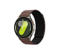 ENFYUSTR 18/20/22mm Silicone strap fit for Samsung Galaxy watch 7/6/5 for active 2 for amazfit for HUAWEI GT2e 3 watchband(13 Chocolate black,For Galaxy 6classic 47mm)