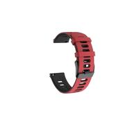 ENFYUSTR 20mm 22mm Football Pattern Strap For Samsung Galaxy Watch for Polar Vantage for Honor Magic Watch Belt(Red Black,22MM Universal)
