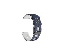 ENFYUSTR 20mm 22mm Football Pattern Strap For Samsung Galaxy Watch for Polar Vantage for Honor Magic Watch Belt(Midnight blue White,20MM Universal)