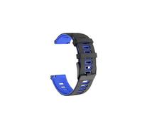 ENFYUSTR 20mm 22mm Football Pattern Strap For Samsung Galaxy Watch for Polar Vantage for Honor Magic Watch Belt(Black Blue,22MM Universal)
