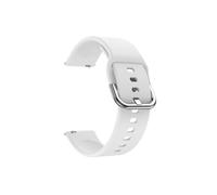 ENFYUSTR Ajuste for Huawei Watch GT2 42 mm Correa de silicona Muñeca Arco iris Reemplazo Correas de reloj Pulsera apta for Amazfit GTS 2 Mini Bip SU Pop Correa de reloj(White)