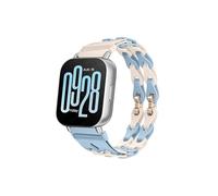 ENFYUSTR Correa de cadena compatible con Redmi Watch 5 Active 5 Lite. Pulsera de silicona compatible con Xiaomi Redmi 3 Active 3 Lite. Correa de repuesto de 22 mm.(Blue starlight,For Redmi 3 Lite)