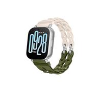 ENFYUSTR Correa de cadena compatible con Redmi Watch 5 Active 5 Lite. Pulsera de silicona compatible con Xiaomi Redmi 3 Active 3 Lite. Correa de repuesto de 22 mm.(Starlight Olive,For Redmi 3 Active)