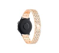 ENFYUSTR Correa de diamante de 20mm 22mm apta for Samsung Galaxy for Amazfit for Huawei Watch GT 2 3 4 41mm 45mm 42mm 46mm Classic 5 Pro Correa de pulsera activa(Rose gold,20MM)