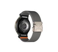 ENFYUSTR Correa de nailon elástica apta for Samsung Galaxy Watch 7 6 5 4 40mm 44mm/5 Pro 45mm pulsera con hebilla de paracaídas for Galaxy Watch 6 Correa clásica(Dark Gray,For Watch 5 40mm 44mm)