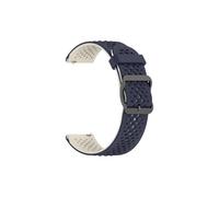 ENFYUSTR Correa de silicona de dos colores for relojes Huawei y Xiaomi. Perfecta for deportistas, uso diario y entusiastas del fitness.(Midnight starlight,20mm width strap)