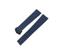 ENFYUSTR Correas de reloj de goma impermeables de 22 mm y 20 mm for TAG HEUER Aquaracer 300 WAY201B CALIBRE 5(Blue black,20mm)