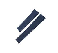 ENFYUSTR Correas de reloj de goma impermeables de 22 mm y 20 mm for TAG HEUER Aquaracer 300 WAY201B CALIBRE 5(Blue,22mm)