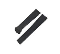 ENFYUSTR Correas de reloj de goma impermeables de 22 mm y 20 mm for TAG HEUER Aquaracer 300 WAY201B CALIBRE 5(Black,22mm)