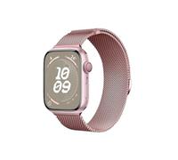 ENFYUSTR Milanese Strap fit for Watch 44mm 40mm 45mm 41mm 46mm 42mm 38 49mm Metal Bracelet fit for Watch Series 10 Ultra 9 8 7 6 5 4 3 SE band(Pink B,38mm-40mm-41mm)