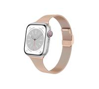 ENFYUSTR Milanese Strap fit for Watch 44mm 40mm 45mm 41mm 46mm 42mm 38 49mm Metal Bracelet fit for Watch Series 10 Ultra 9 8 7 6 5 4 3 SE band(Rose gold A,For Series 10 46mm)