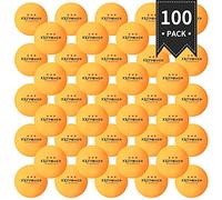 ENG 100 pelotas de ping pong, pelotas de tenis de mesa, pelotas profesionales K40+ de ping pong en resina ABS, 3 estrellas, para ejercicios, entrenamientos, club de tenis de mesa, color amarillo